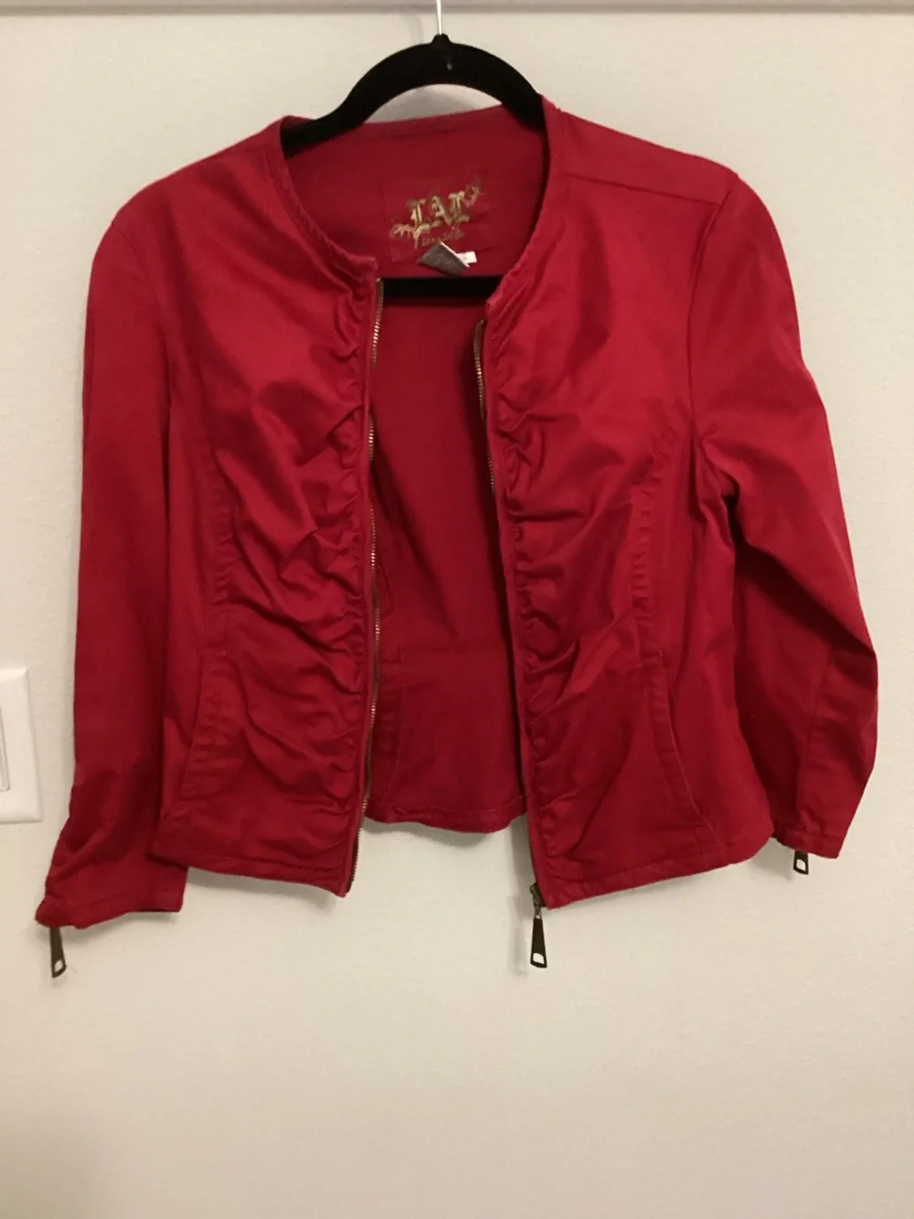 Red Cotton jacket - Picture 1 of 6